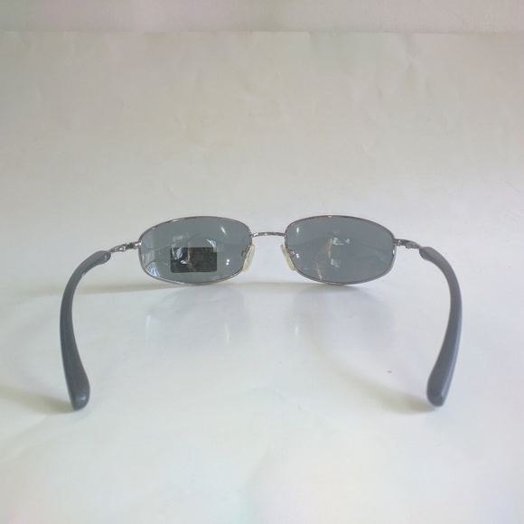 NWT Vintage 90's Rectangle Metal Sports Polarized Sunglasses (S.Gunmetal) - Picture 2 of 4